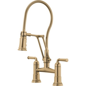 D62174LFGL Rook Pull-Out Spray Kitchen Faucet - Brilliance Luxe Gold