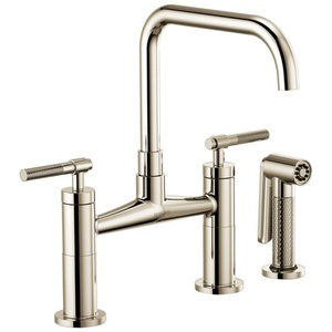 D62553LFPN Litze Two-Handle Kitchen Faucet - Brilliance Polished Nickel D62553LFPN Litze Two-Handle Kitchen Faucet - Brilliance Polished Nickel
