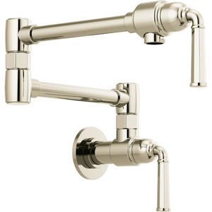 D62874LFPN Rook Pot Filler Kitchen Faucet - Brilliance Polished Nickel