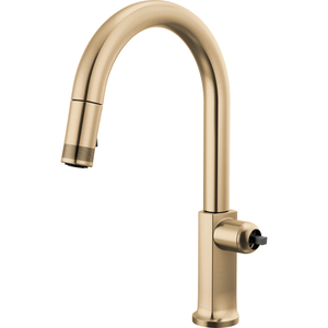 D63006LFGLLHPL Kintsu Pull-Out Spray Kitchen Faucet - Luxe Gold