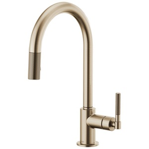 D63043LFGL Litze Pull-Out Spray Kitchen Faucet - Brilliance Luxe Gold