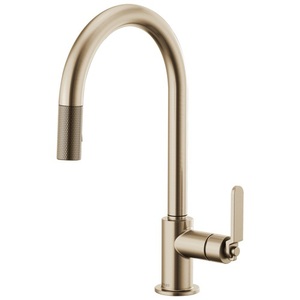 D63044LFGL Litze Pull-Out Spray Kitchen Faucet - Brilliance Luxe Gold