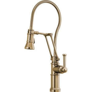 D63125LFGL Artesso Pull-Out Spray Kitchen Faucet - Brilliance Luxe Gold