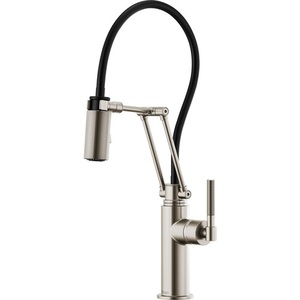 D63243LFSS Litze Pull-Out Spray Kitchen Faucet - Brilliance Stainless