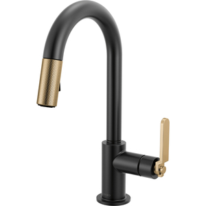 D63944LFBLGL Litze Single-Hole Bar Faucet - Matte Black/Luxe Gold D63944LFBLGL Litze Single-Hole Bar Faucet - Matte Black/Luxe Gold
