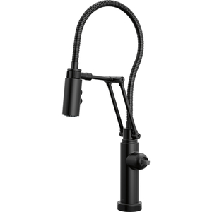 D64121LFBLLHP Odin Pull-Out Spray Kitchen Faucet - Matte Black