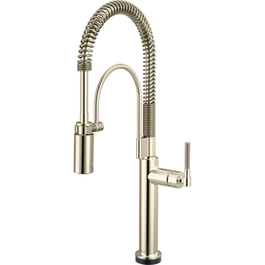 D64343LFPN Litze Single Handle Kitchen Faucet - Polished Nickel D64343LFPN Litze Single Handle Kitchen Faucet - Polished Nickel