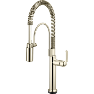 D64344LFPN Litze Single Handle Kitchen Faucet - Polished Nickel D64344LFPN Litze Single Handle Kitchen Faucet - Polished Nickel