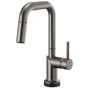 D64965LFSLLHP/DHLK177SLWD Odin Single-Hole Bar Faucet - Luxe Steel D64965LFSLLHP/DHLK177SLWD Odin Single-Hole Bar Faucet - Luxe Steel