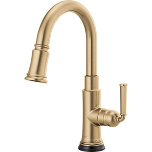 D64974LFGL Rook Pull-Out Spray Kitchen Faucet - Brilliance Luxe Gold