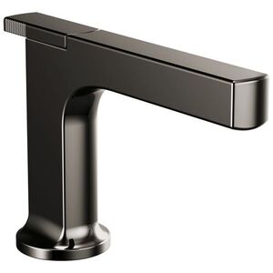 D65006LFBNX Kintsu Single Hole Bathroom Faucet - Brilliance Black Onyx