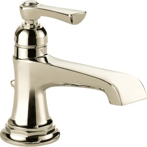 D65060LFPN Rook Single Hole Bathroom Faucet - Brilliance Polished Nickel