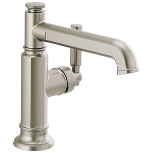 D65076LFNKECO Invari Single Hole Bathroom Faucet - Brilliance Luxe Nickel