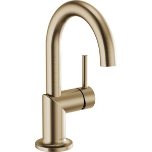 D65175LFGLECO Odin Single Hole Bathroom Faucet - Brilliance Luxe Gold