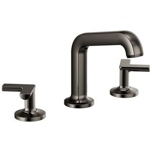 D65307LFBNXLHPECO/DHX5306BNX Kintsu 8'' Widespread Bathroom Faucet - Brilliance Black Onyx