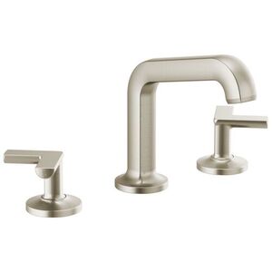 D65307LFNKLHPECO/DHX5306NK Kintsu 8'' Widespread Bathroom Faucet - Brilliance Luxe Nickel