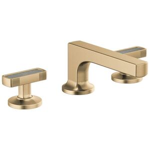 D65308LFGLLHP/DHI5306GLCT Kintsu 8'' Widespread Bathroom Faucet - Brilliance Luxe Gold / Concrete D65308LFGLLHP/DHI5306GLCT Kintsu 8'' Widespread Bathroom Faucet - Brilliance Luxe Gold / Concrete