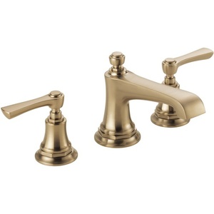 D65360LFGLLHPECO/DHL5360GL Rook 8'' Widespread Bathroom Faucet - Brilliance Luxe Gold