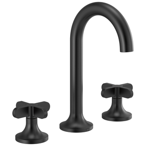 D65375LFBLLHP/DHX5373BL Odin 8'' Widespread Bathroom Faucet - Matte Black