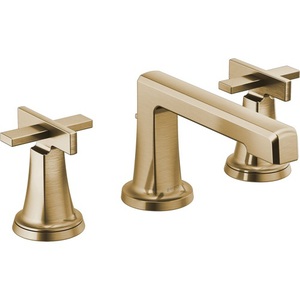 D65397LFGLLHP/DHX5398GL Levoir 8'' Widespread Bathroom Faucet - Brilliance Luxe Gold