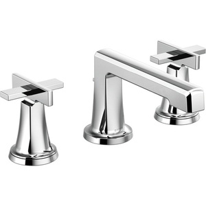 D65397LFPCLHP/DHX5398PC Levoir 8'' Widespread Bathroom Faucet - Chrome