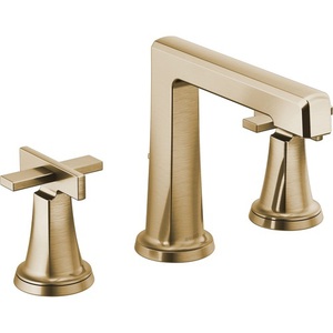 D65398LFGLLHP/DHX5398GL Levoir 8'' Widespread Bathroom Faucet - Brilliance Luxe Gold