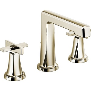 D65398LFPNLHP/DHX5398PN Levoir 8'' Widespread Bathroom Faucet - Brilliance Polished Nickel