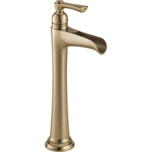 D65461LFGL Rook Vessel Filler Bathroom Faucet - Brilliance Luxe Gold