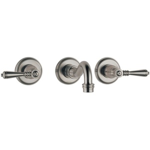 D65836LFBNECO Tresa Wall Mount Bathroom Faucet Bathroom Faucet - Brilliance Brushed Nickel