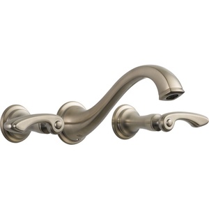 D65885LFBNLHP/HL5885BN Charlotte Wall Mount Bathroom Faucet Bathroom Faucet - Brilliance Brushed Nickel