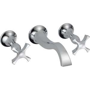 D65890LFPCLHP/DHX5890PC RSVP Wall Mount Bathroom Faucet Bathroom Faucet - Chrome D65890LFPCLHP/DHX5890PC RSVP Wall Mount Bathroom Faucet Bathroom Faucet - Chrome