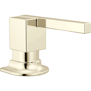 D690122PN Frank Lloyd Wright Soap Dispenser Bathroom Accessory - Polished Nickel
