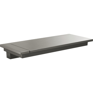 D691022SL Frank Lloyd Wright Vanity Shelf Bathroom Accessory - Luxe Steel D691022SL Frank Lloyd Wright Vanity Shelf Bathroom Accessory - Luxe Steel