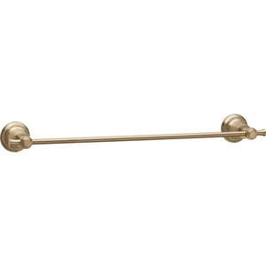 D691861GL Rook Towel Bar Bathroom Accessory - Brilliance Luxe Gold