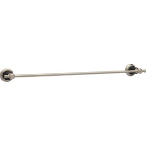 D692461NKBL Rook Towel Bar Bathroom Accessory - Luxe Nickel / Matte Black D692461NKBL Rook Towel Bar Bathroom Accessory - Luxe Nickel / Matte Black