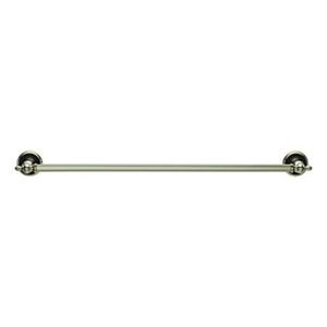 D692485PNCO Charlotte Towel Bar Bathroom Accessory - Cocoa Bronze / Brilliance Polished Nickel