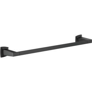 D692488BL Vettis Towel Bar Bathroom Accessory - Matte Black