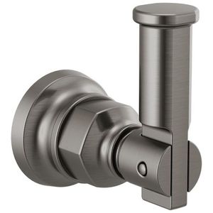 D693476SL Invari Robe Hook Bathroom Accessory - Luxe Steel