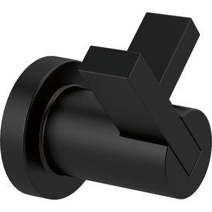 D693535BL Litze Robe Hook Bathroom Accessory - Matte Black