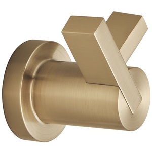 D693535GL Litze Robe Hook Bathroom Accessory - Brilliance Luxe Gold