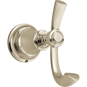 D693561PN Rook Robe Hook Bathroom Accessory - Brilliance Polished Nickel