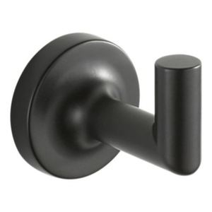 D693575BL Odin Robe Hook Bathroom Accessory - Matte Black