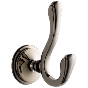 D693585PN Charlotte Robe Hook Bathroom Accessory - Brilliance Polished Nickel