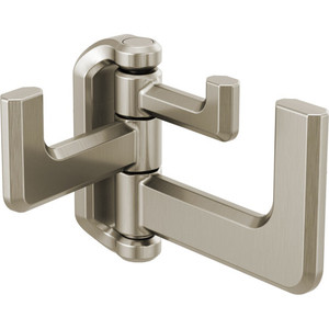 D693597NK Levoir Robe Hook Bathroom Accessory - Brilliance Luxe Nickel