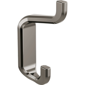 D693598BNX Levoir Robe Hook Bathroom Accessory - Brilliance Black Onyx