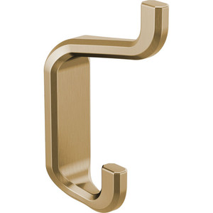 D693598GL Levoir Robe Hook Bathroom Accessory - Brilliance Luxe Gold