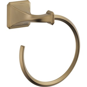 D694630GL Virage Towel Ring Bathroom Accessory - Brilliance Luxe Gold