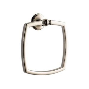 D694685PN Charlotte Towel Ring Bathroom Accessory - Brilliance Polished Nickel