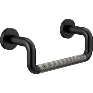 D694735BLSL Litze Towel Bar Bathroom Accessory - Matte Black/Luxe Steel D694735BLSL Litze Towel Bar Bathroom Accessory - Matte Black/Luxe Steel
