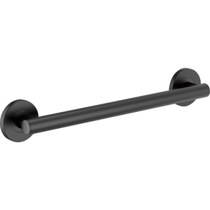 D69475BL Euro Grab Bar Bathroom Accessory - Matte Black